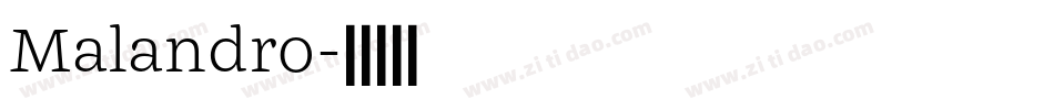 Malandro字体转换