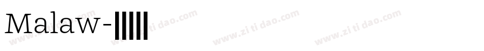 Malaw字体转换