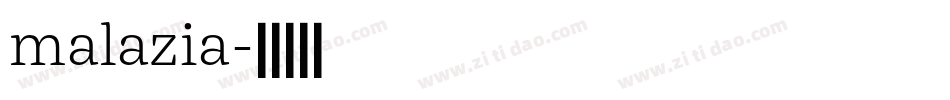 malazia字体转换