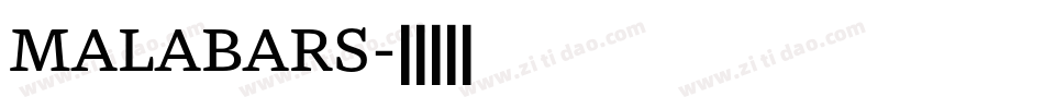 MALABARS字体转换