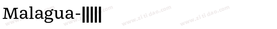 Malagua字体转换