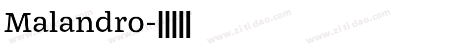Malandro字体转换