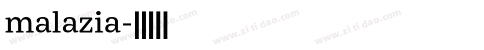 malazia字体转换
