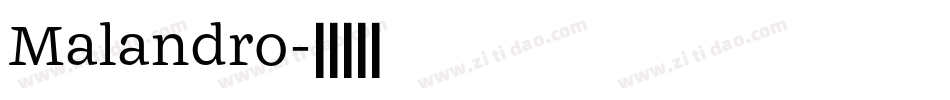 Malandro字体转换