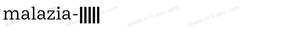malazia字体转换