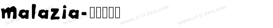 malazia字体转换