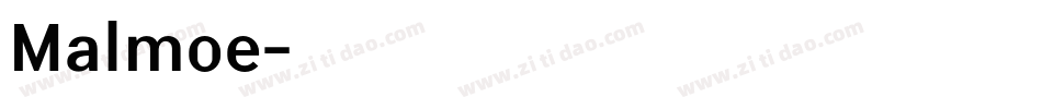 Malmoe字体转换