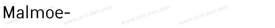 Malmoe字体转换
