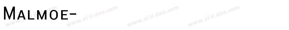 Malmoe字体转换