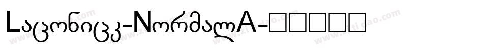 Laconick-NormalA字体转换