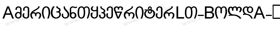 AmericanTypewriterLT-BoldA字体转换
