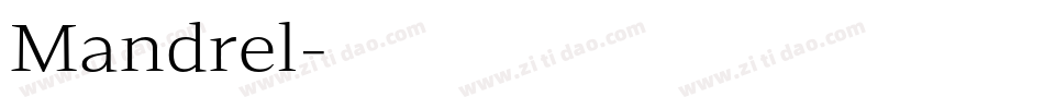Mandrel字体转换
