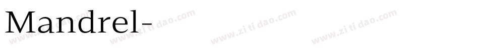Mandrel字体转换