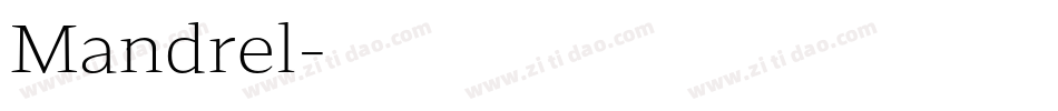 Mandrel字体转换
