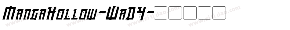 MangaHollow-WaD4字体转换
