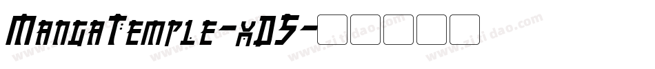 MangaTemple-xD5字体转换