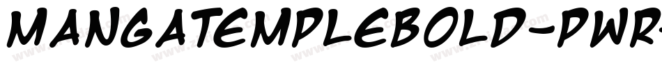 MangaTempleBold-pWr字体转换