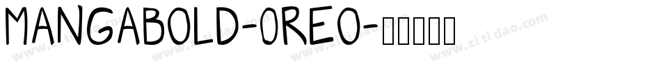 MangaBold-0rEo字体转换