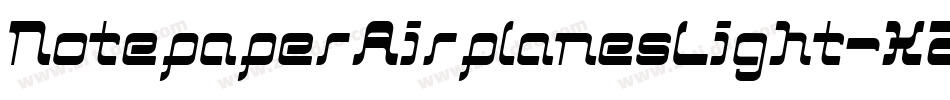 NotepaperAirplanesLight-K2al字体转换 NotepaperAirplanesLight-K2al字体转换