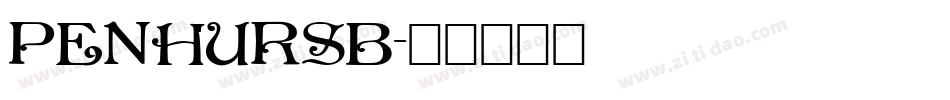 PENHURSB字体转换