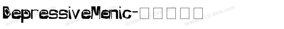 DepressiveManic字体转换