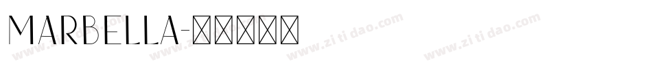 Marbella字体转换