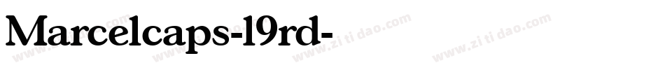 Marcelcaps-l9rd字体转换