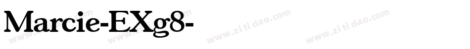 Marcie-EXg8字体转换