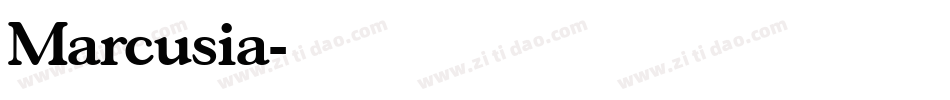 Marcusia字体转换