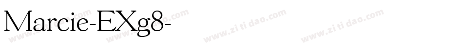 Marcie-EXg8字体转换