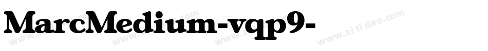 MarcMedium-vqp9字体转换