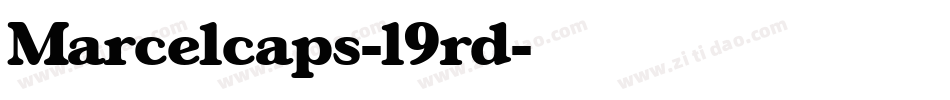 Marcelcaps-l9rd字体转换