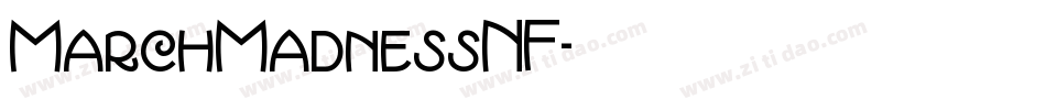 MarchMadnessNF字体转换