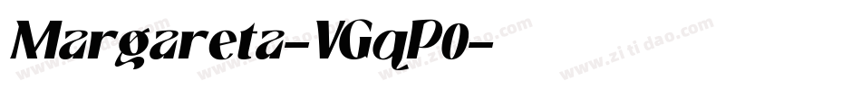 Margareta-VGqP0字体转换