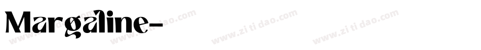 Margaline字体转换
