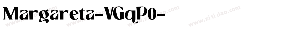 Margareta-VGqP0字体转换