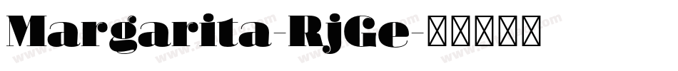 Margarita-RjGe字体转换