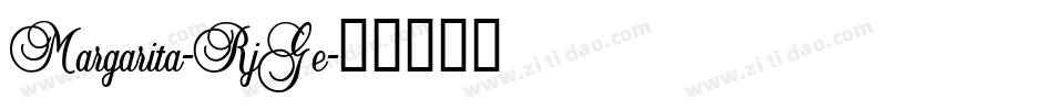 Margarita-RjGe字体转换