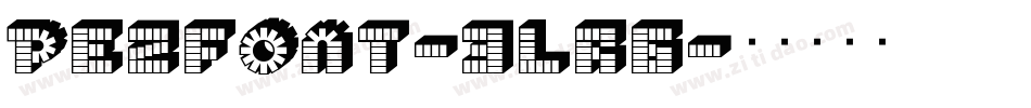 PezFont-3lr6字体转换