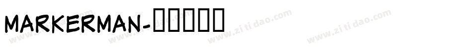 MarkerMan字体转换