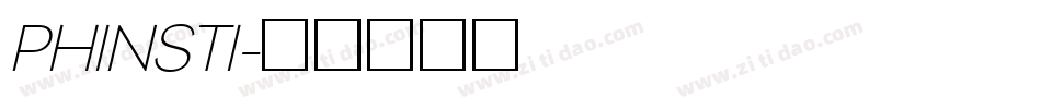 PHINSTI字体转换
