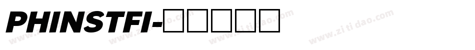 PHINSTFI字体转换