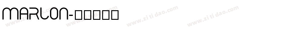 marlon字体转换