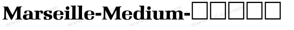 Marseille-Medium字体转换