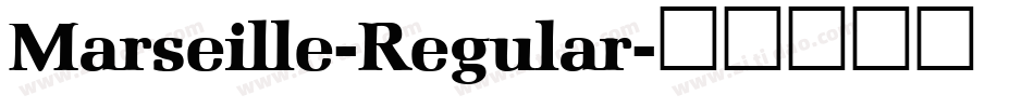 Marseille-Regular字体转换