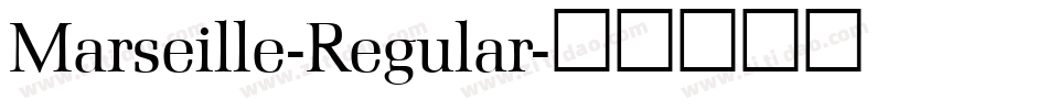 Marseille-Regular字体转换