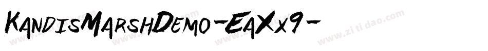KandisMarshDemo-EaXx9字体转换