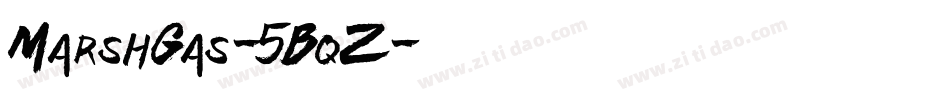 MarshGas-5BqZ字体转换