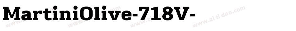 MartiniOlive-718V字体转换