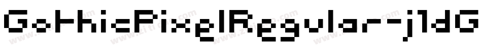 GothicPixelRegular-j1dG字体转换